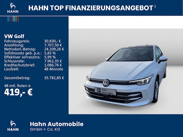 Volkswagen Golf 1.5 eTSI DSG Golf VIII