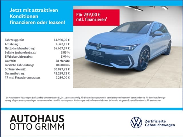 Volkswagen Golf 2.0 TSI DSG Golf VIII