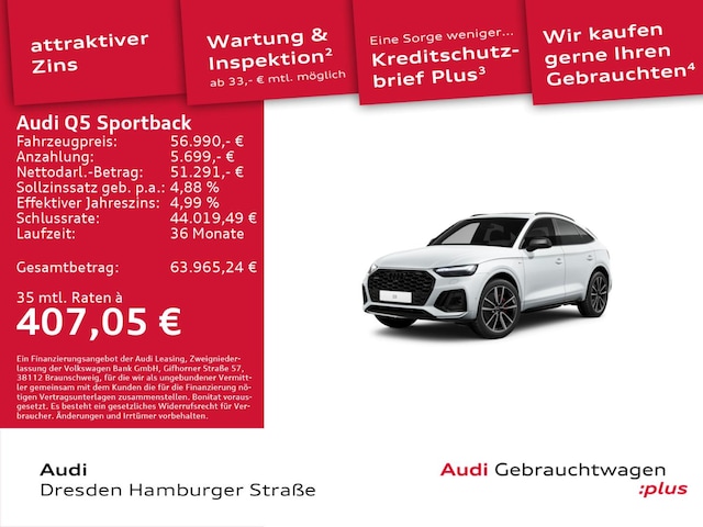 Audi Q5 40 TFSI Quattro S-Tronic Sportback