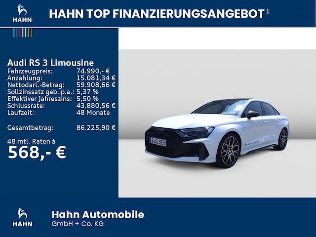 Audi RS3 Quattro S-Tronic Sedan