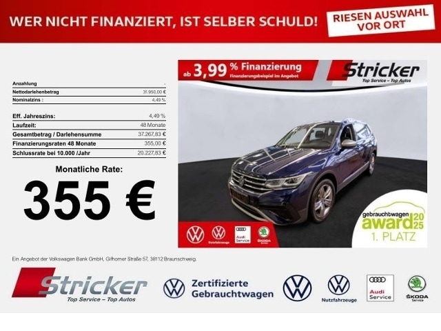 Volkswagen Tiguan 2.0 TDI Allspace DSG