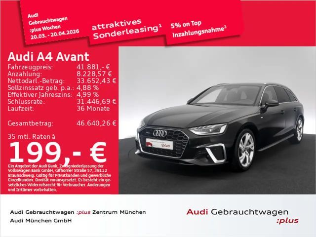 Audi A4 40 TFSI Quattro S-Line S-Tronic