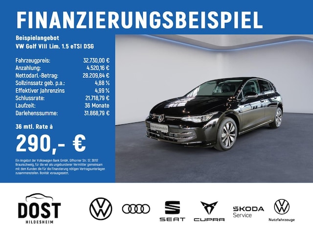 Volkswagen Golf 1.5 eTSI DSG Golf VIII