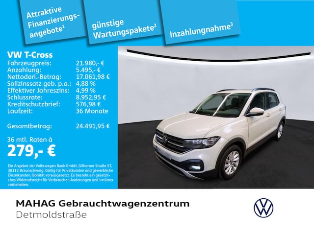 Volkswagen T-Cross 1.0 TSI DSG Life