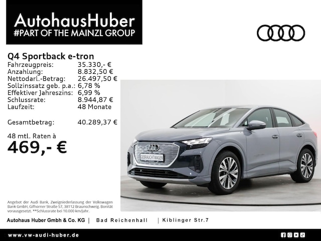 Audi Q4 e-tron 40 Sportback