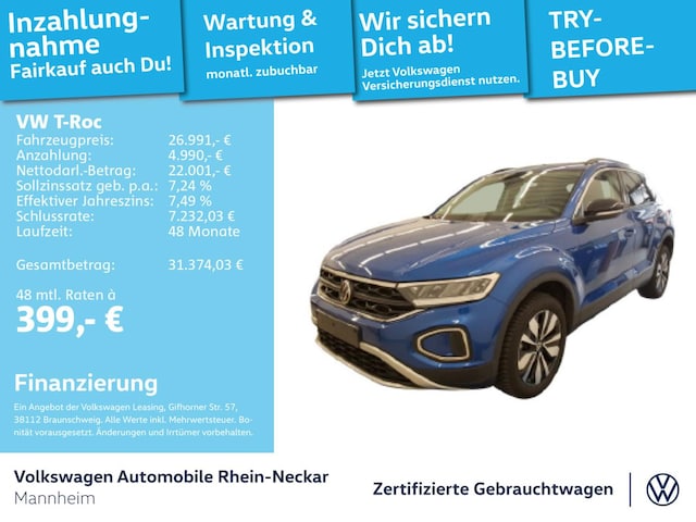 Volkswagen T-Roc 1.5 TSI DSG