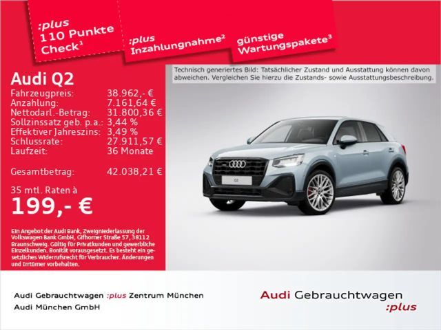 Audi Q2 40 TFSI Quattro S-Line S-Tronic