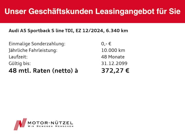 Audi A5 35 TDI S-Line S-Tronic Sportback