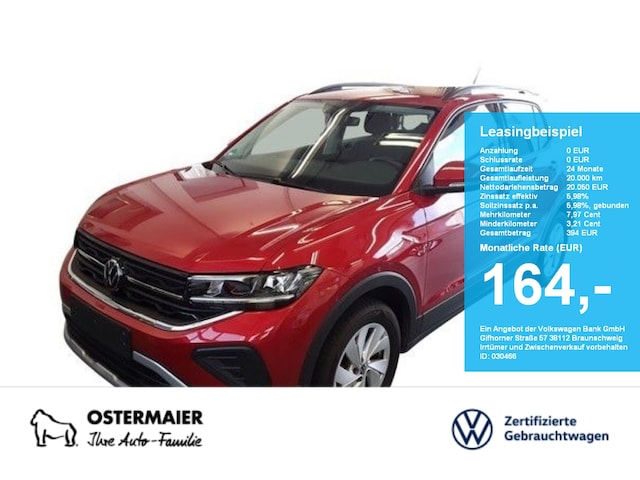 Volkswagen T-Cross 1.0 TSI IQ.Drive