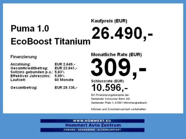 Ford Puma EcoBoost Titanium