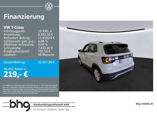 Volkswagen T-Cross 1.0 TSI
