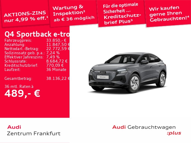 Audi Q4 e-tron 40 Sportback