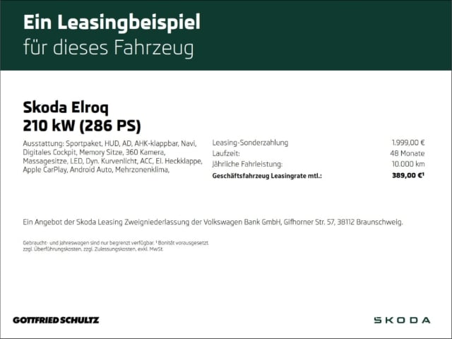 Skoda Elroq ELROQ FIRST EDITION 82 KWH 2