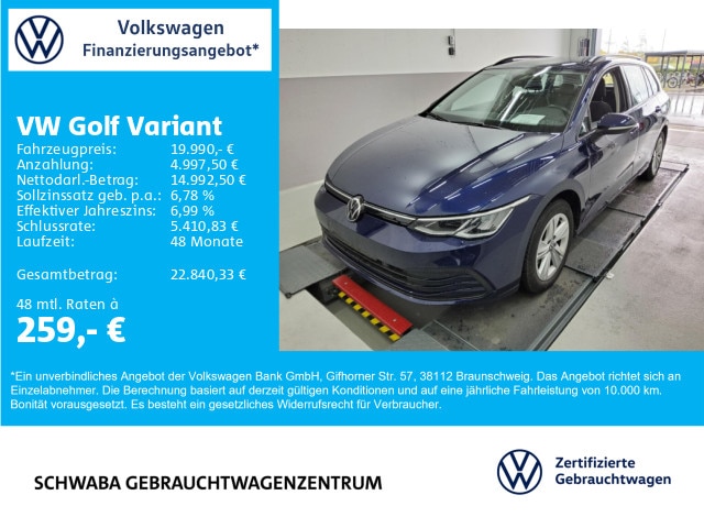 Volkswagen Golf 1.5 TSI Golf VIII Life Variant
