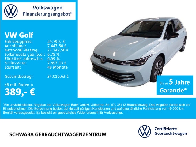Volkswagen Golf 1.5 eTSI DSG Golf VIII