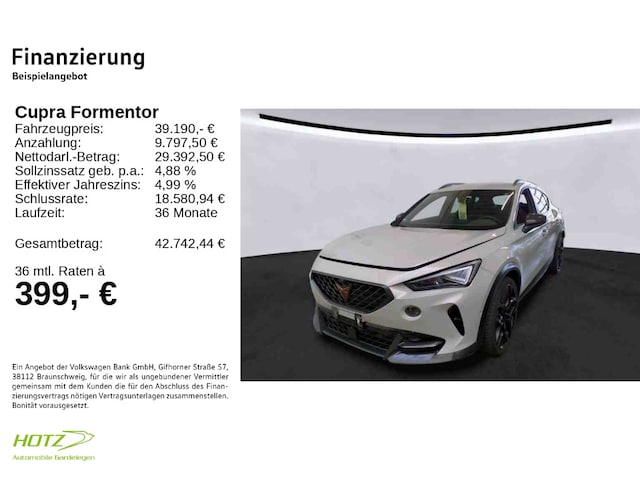 Cupra Formentor 2.5 TSI DSG VZ5