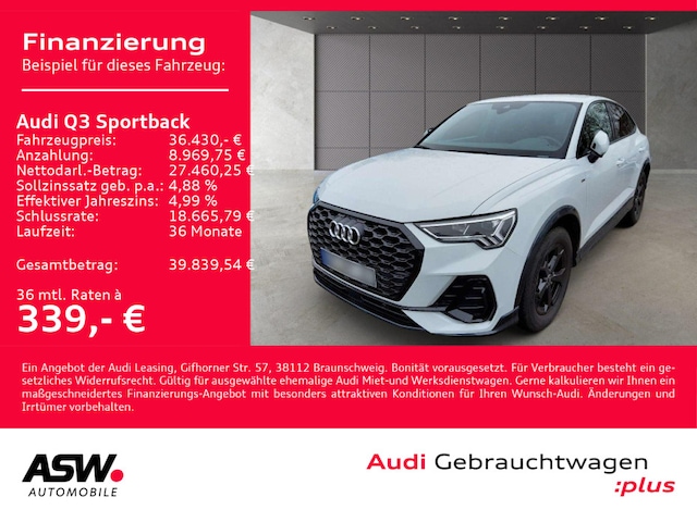 Audi Q3 35 TDI S-Line S-Tronic Sportback