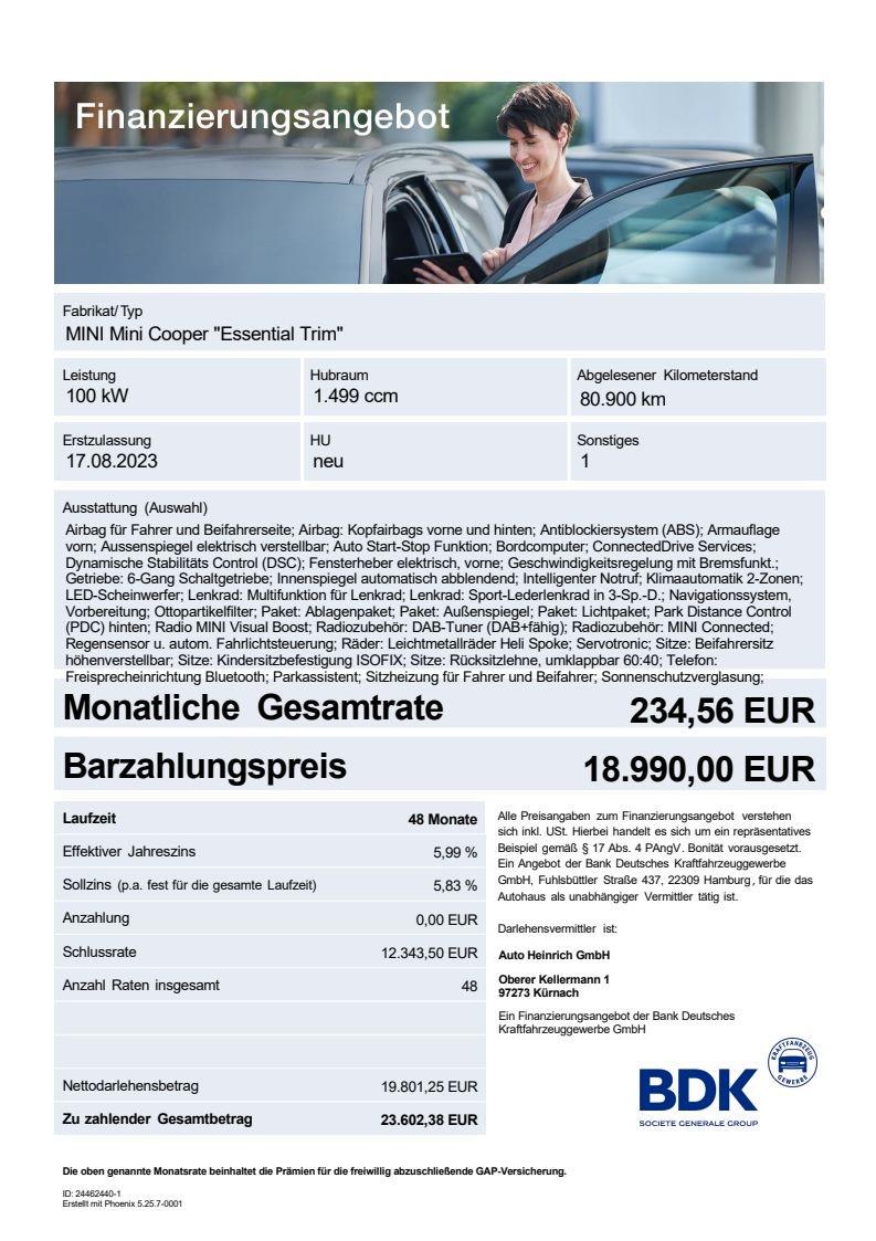 MINI Cooper 3-deurs Essential