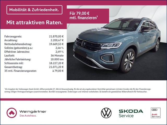 Volkswagen T-Roc 1.0 TSI