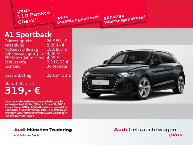 Audi A1 30 TFSI S-Tronic Sportback
