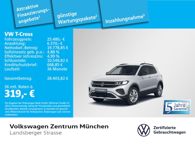 Volkswagen T-Cross 1.0 TSI DSG