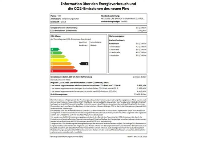 Volkswagen Caddy Life
