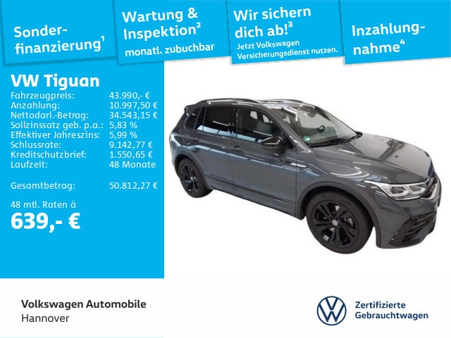 Volkswagen Tiguan 2.0 TSI 4Motion DSG R-Line