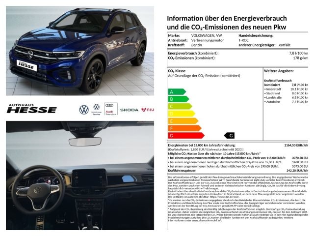 Volkswagen T-Roc 2.0 TSI 4 Motion DSG AHK Pano LED